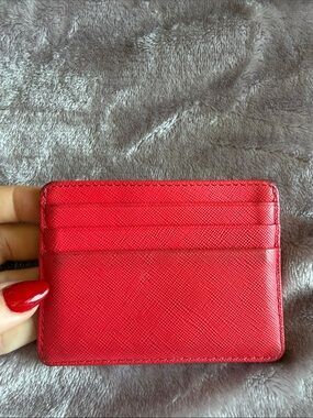 Henri Bendel leather card holder